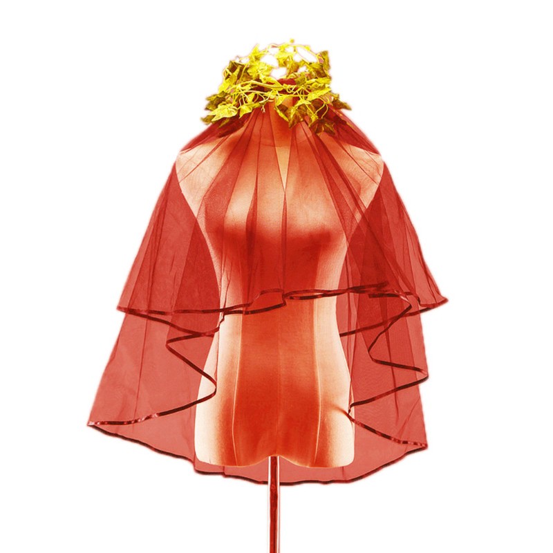 Khăn voan cài tóc cô dâu xinh xắn