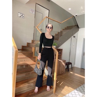 Áo croptop cổ u
