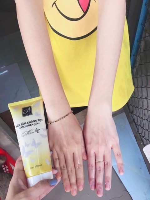 Kem tắm trắng mềm nước hoa Acosmetics, có thể ủ qua đêm, trắng sau 1 lần sử dụng