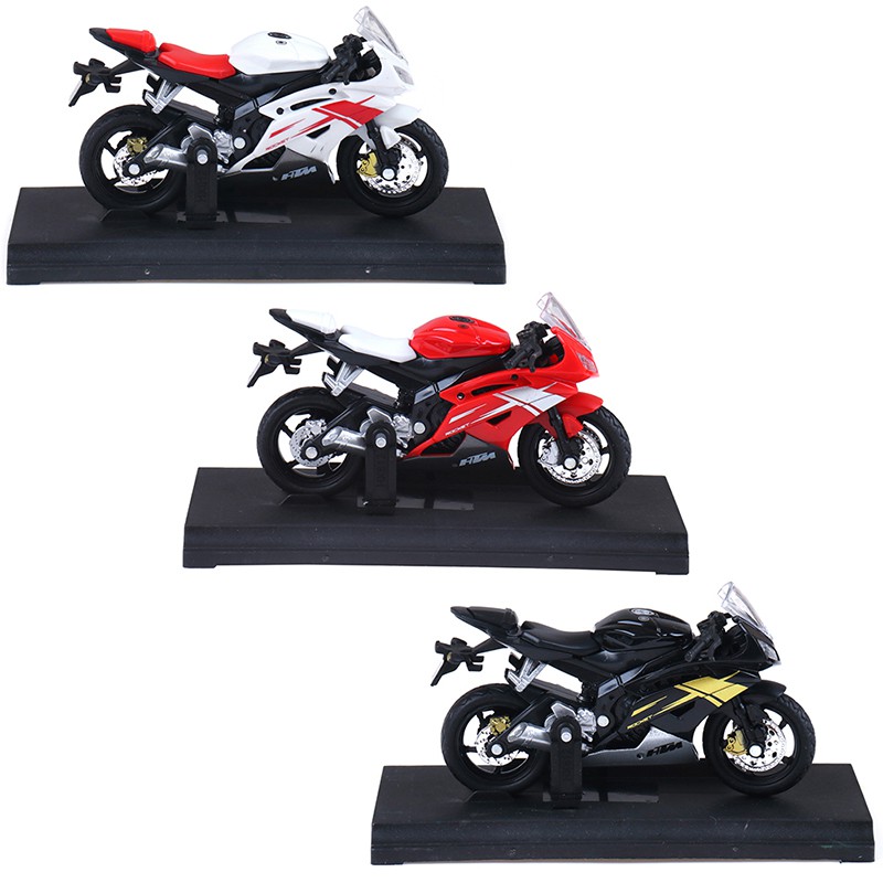 Mô Hình Xe Mô Tô Yamaha Yzf-R6 Yzf R6 Tỉ Lệ 1:18