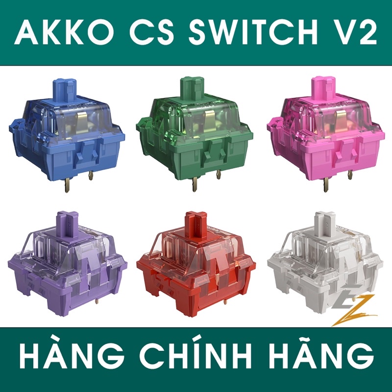 Lẻ Nhiều Mầu Switch Akko Hàng Chính Hãng