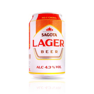 SAGOTA LAGER BEER 330ml  (Bia Sagota Lager) - Lon