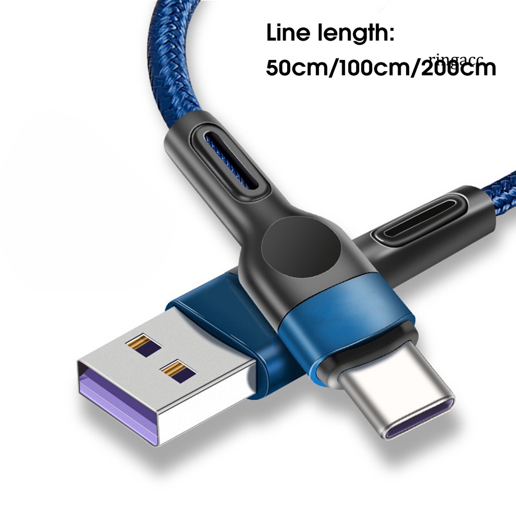 Dây Cáp Sạc Nhanh Truyền Dữ Liệu Type-C 5A Cho Điện Thoại Di Động