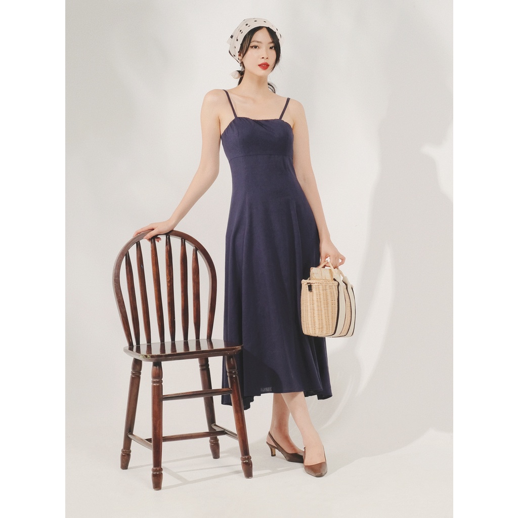 THE19CLUB - Váy linen 2 dây tự điều chỉnh - Yama Dress