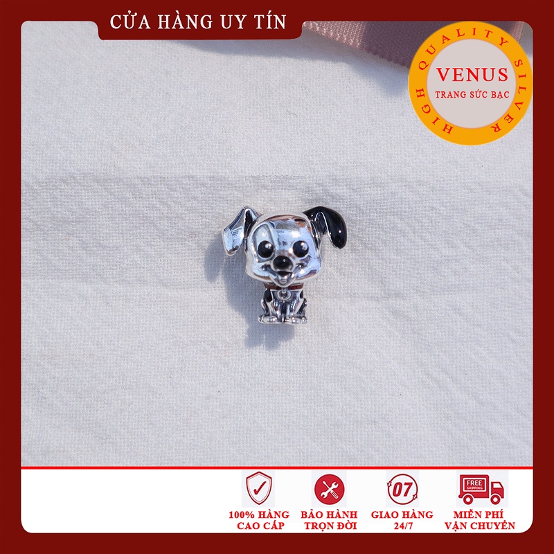 [Hàng Cao Cấp] Charm bạc 925 hình cún- Mã sản phẩm VENUSCV01