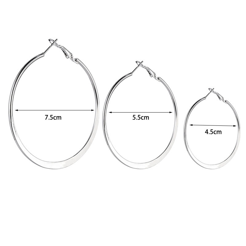 Khuyên tai dạng vòng cá tính thời trang dành cho nữ