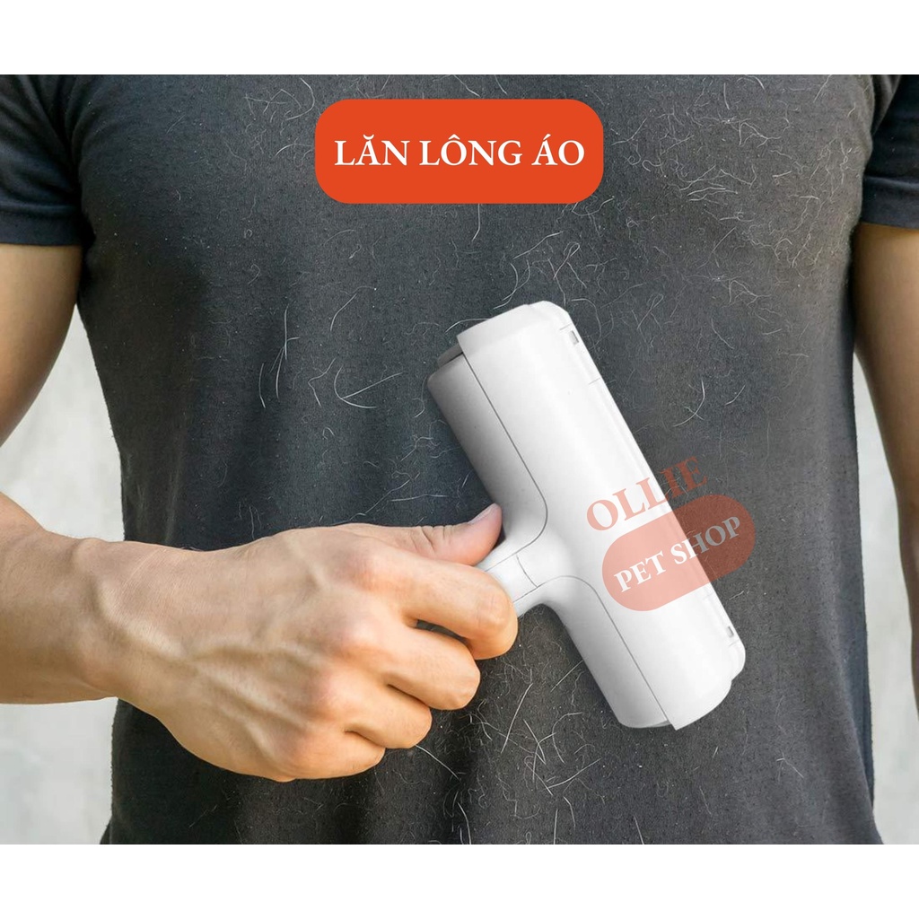 Cây lăn lông tĩnh điện - Lăn sạch lông thú cưng, bụi quần áo, ga giường