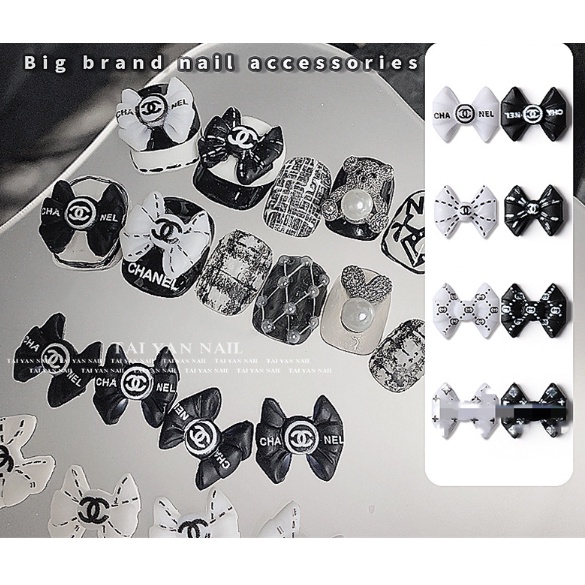 Nơ trang trí móng 10cái/ bịch/12k