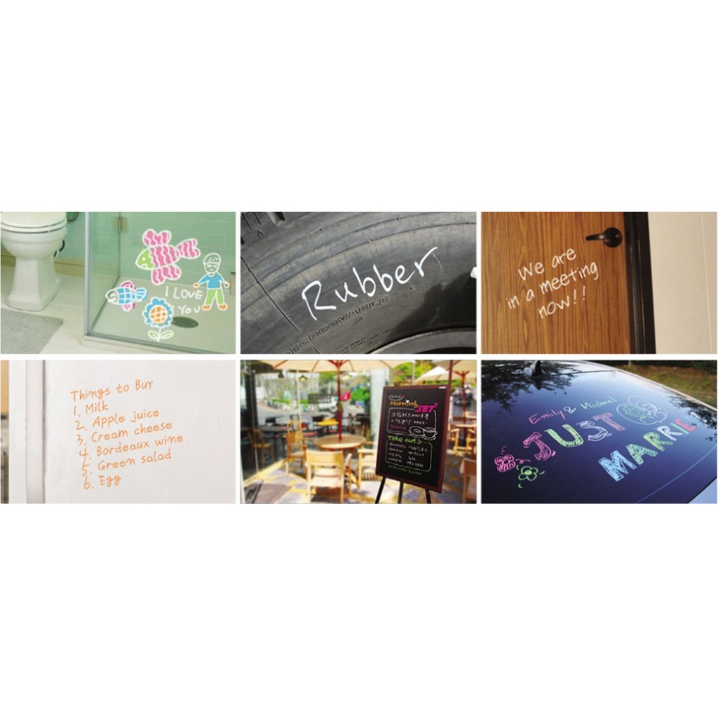 Phấn màu xoay MUNGYO Board & Glass Chalk Pen