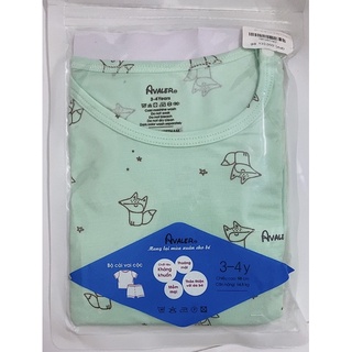 [AVALER] xả kho bộ cộc sợi tre size 3-4y