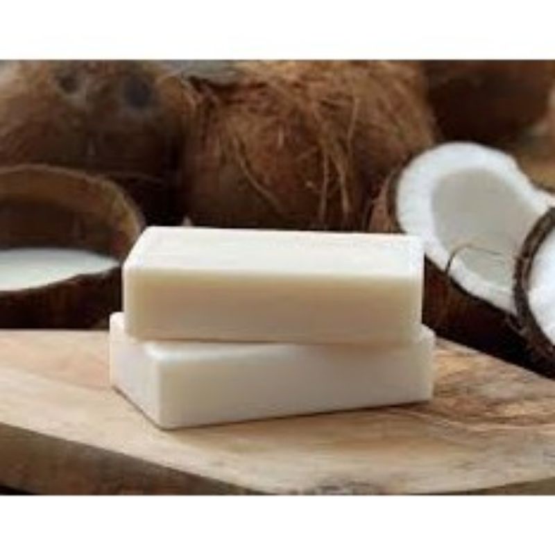 Combo 2 cục phôi xà phòng dầu dừa dầu cọ / nguyên liệu làm xà bông handmade 200gr