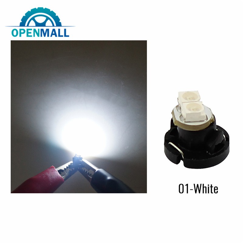 Bộ 10 đèn led ô tô t4 2smd bảng bảng đồng hồ hồ xe hơi