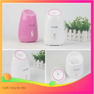 Hàng cao cấp- Máy xông hơi mặt hoa quả,tinh dầu , thảo dược Maoer 2 in 1
