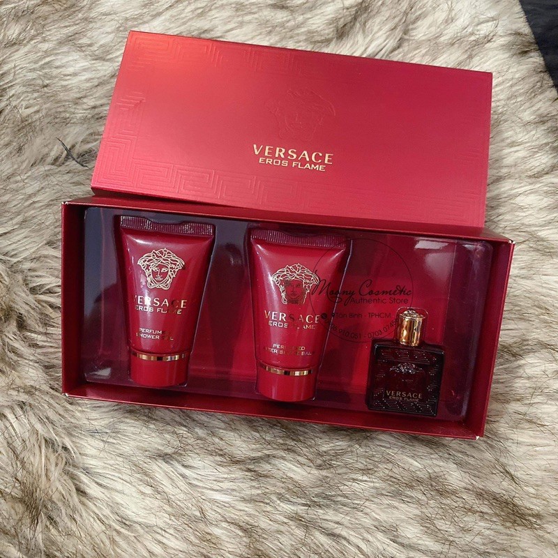 combo 3 món set versace mini dành cho nam dylan/ man/ eros đỏ | BigBuy360 - bigbuy360.vn