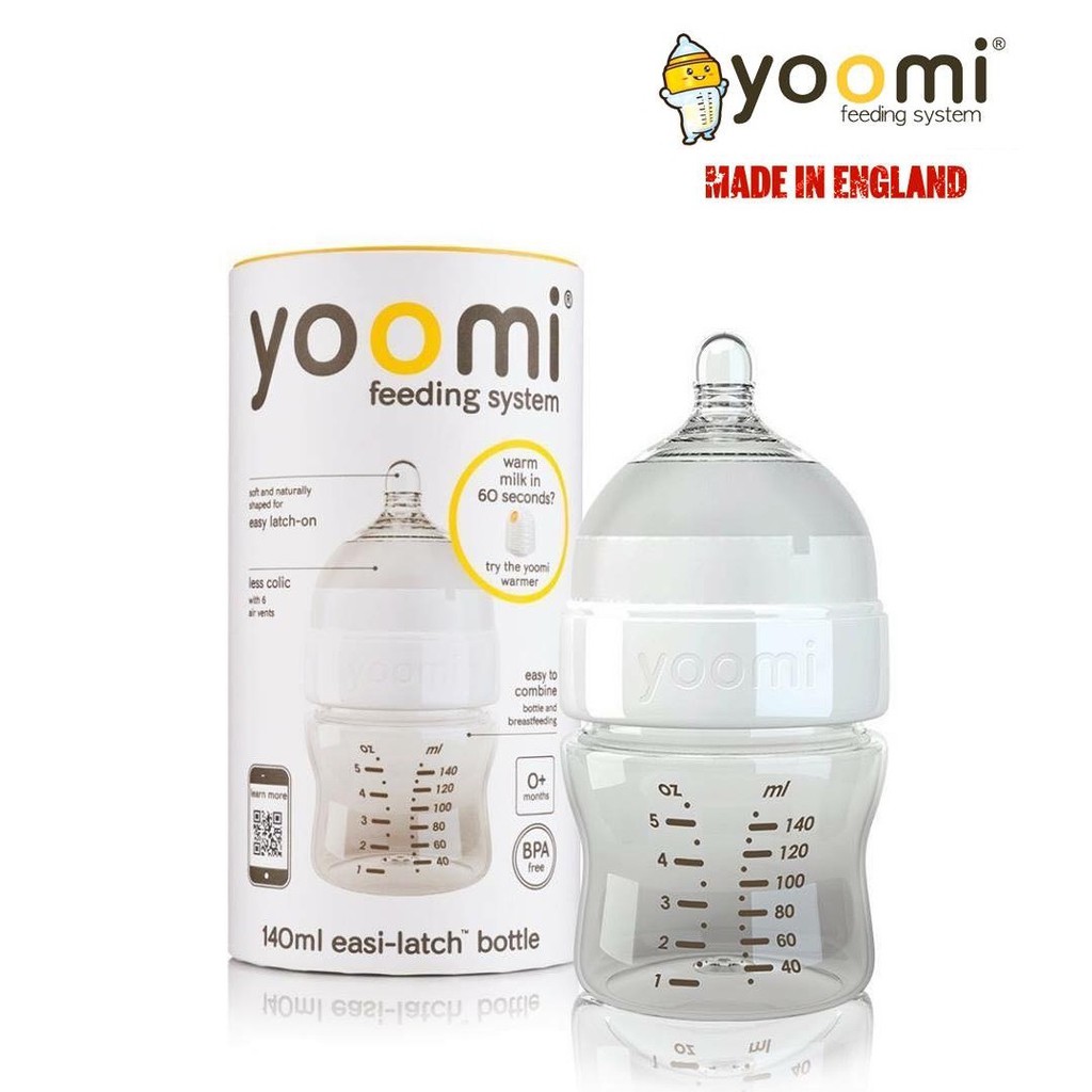 Bình Sữa Cao Cấp PP Yoomi 140ML/ 240ML (CHÍNH HÃNG) CHO BÉ (Y15B.YCCW)