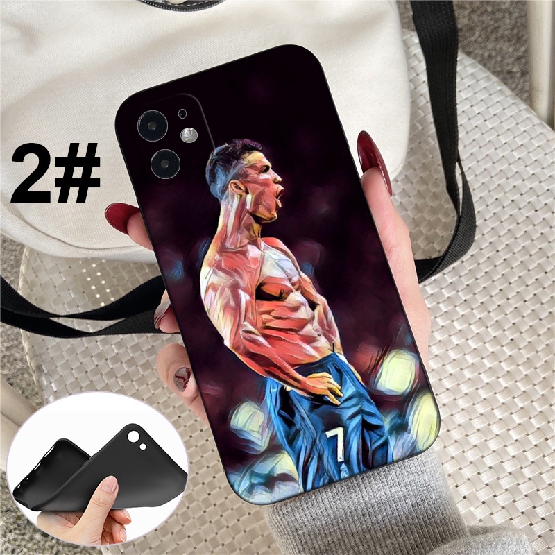 Ốp điện thoại mềm mã GR33 hình Cristiano Ronaldo CR7 thích hợp cho iPhone XR X Xs Max 7 8 6s 6 Plus 5 5s SE 2020