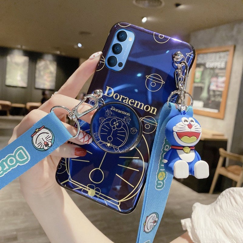Ốp Điện Thoại Mềm Hình Máy Ảnh Hoạt Hình Doraemon Cho Samsung A13 A23 A33 A53 A73 5G A54 A34 A14 LTE 4G 5G