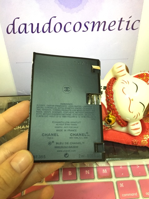 [vial] Nước hoa Chanel Bleu De Chanel Pour Homme 1.5ml EDP/EDT | BigBuy360 - bigbuy360.vn