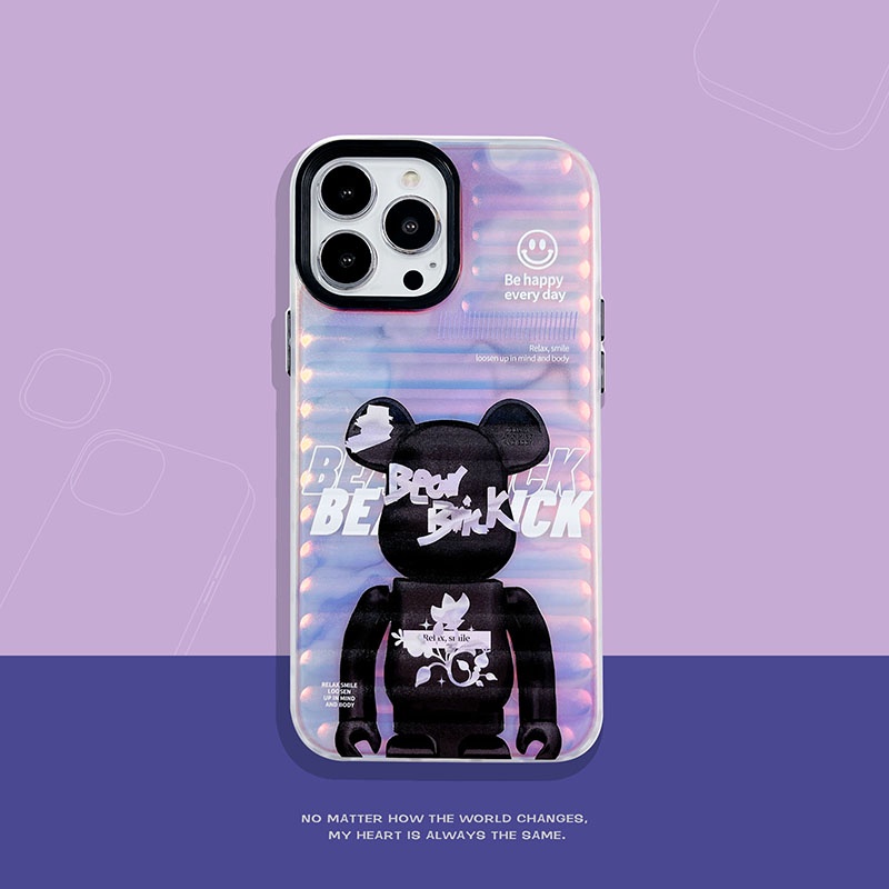 Ốp Điện Thoại Họa Tiết Gạch Gấu Sang Trọng Cho iphone 13 Pro Max i13 13pro 11ProMax i11 X XR Xs Max 12Pro 12 Pro Max