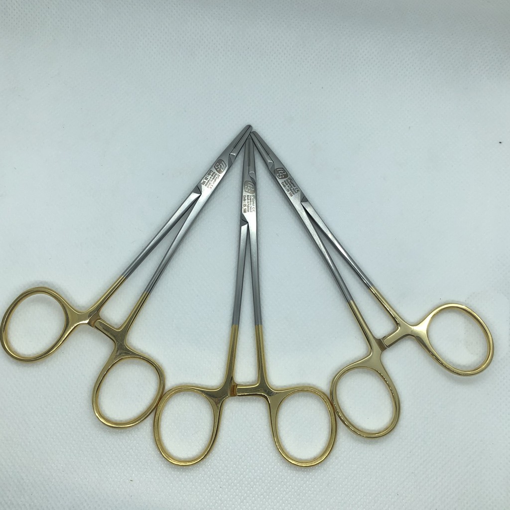 Kẹp kim cán vàng thẩm mỹ Đức