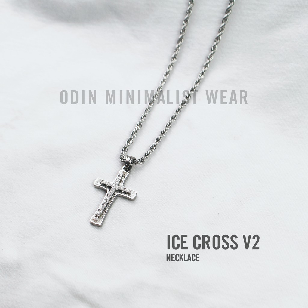 Dây chuyền Ice Cross V2 - Thép Titan 316L