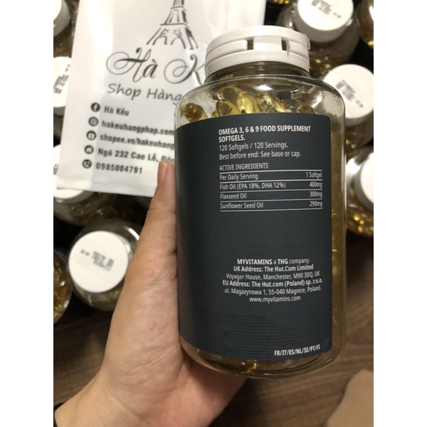 Viên uống Omega 369 MyVitamins