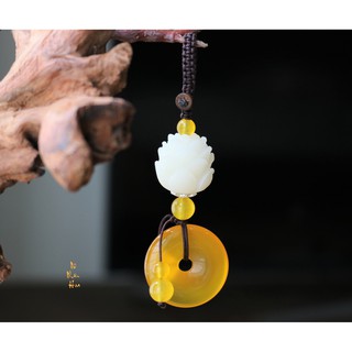 Móc khóa hồ lô ngọc vàng