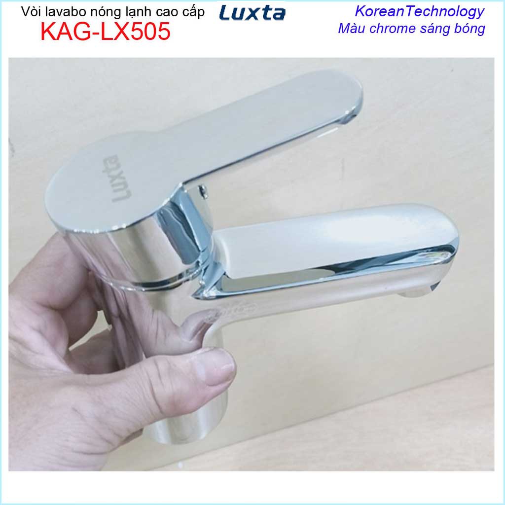 Vòi lavabo nóng lạnh Luxta KAG-LX505, vòi chậu cao cấp chất lượng tốt giá tốt siêu bền