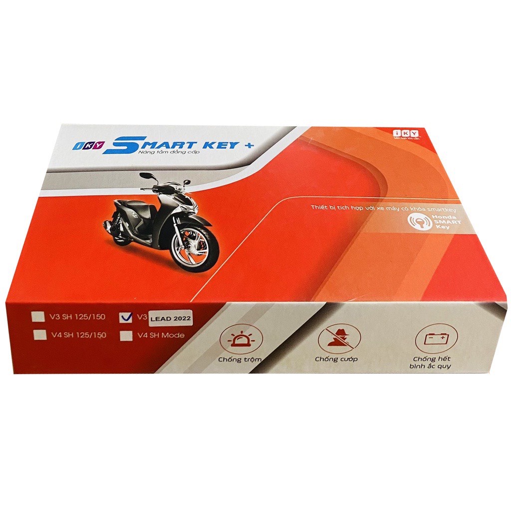 THIẾT BỊ CHỐNG CƯỚP IKY SMARTKEY V3 TÍCH HỢP TRÊN REMOTE KHÓA SMARTKEY HONDA