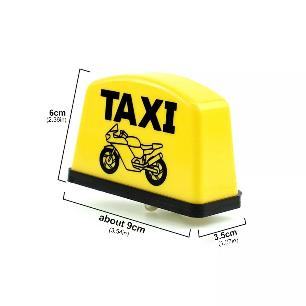 Đèn LED Biển Hiệu Cho Động Cơ Xe Máy Đèn LED Báo Hiệu TAXI Phụ Kiện Trang Trí