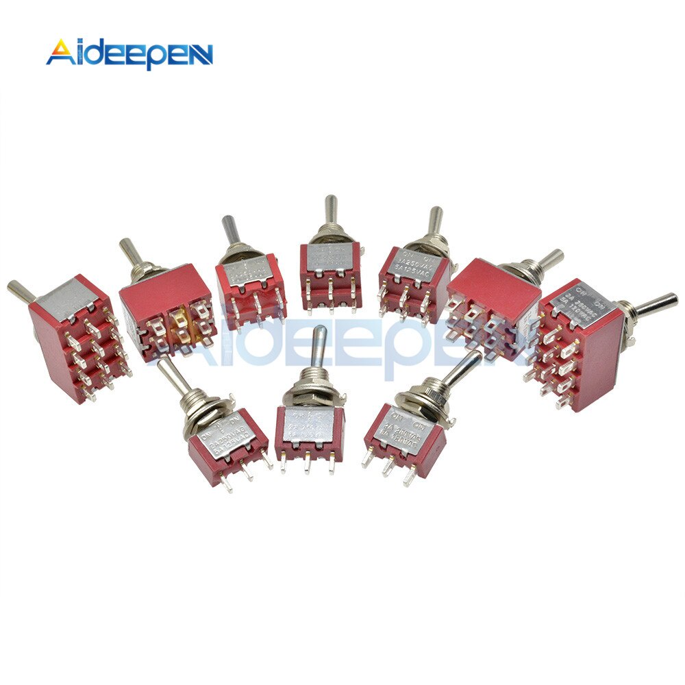Công Tắc On-On 2 / 3 / 6 / 9 / 12 Pin Mts-102 Mts / 103 / 202 / 203 / 302 / 303 / 4023 / 223