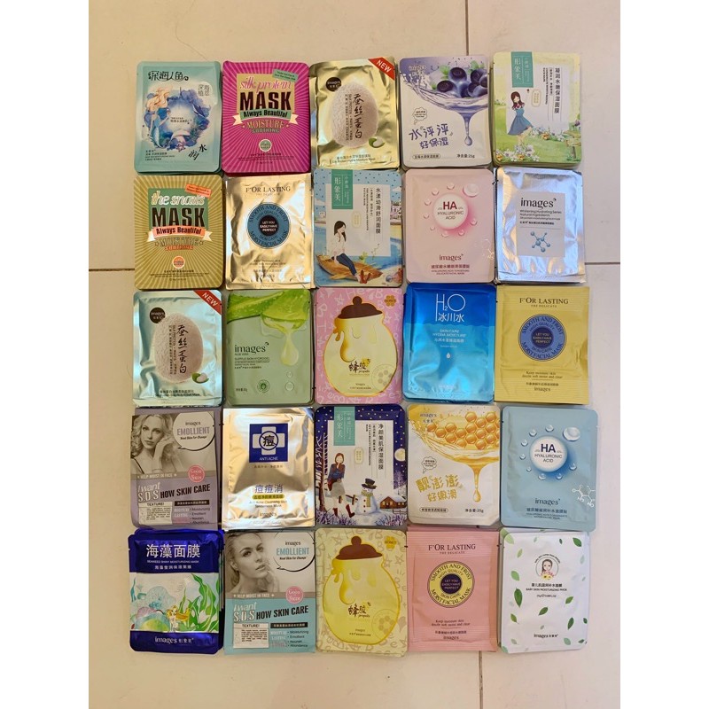 COMBO 50 MIẾNG MẶT NẠ NỘI ĐỊA TRUNG