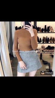 ÁO LEN MỎNG CỔ 3P HÀNG QC