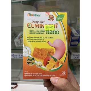 Dung dịch CUMIN NGHỆ NANO- hộp 20 gói