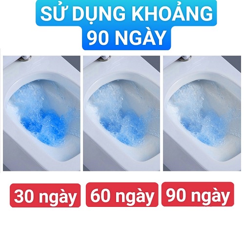5 Lọ thả tẩy trắng khử hôi bồn cầu. Viên thả tẩy bồn cầu
