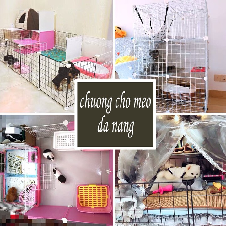 CHUỒNG QUÂY CHÓ MÈO LẮP GHÉP