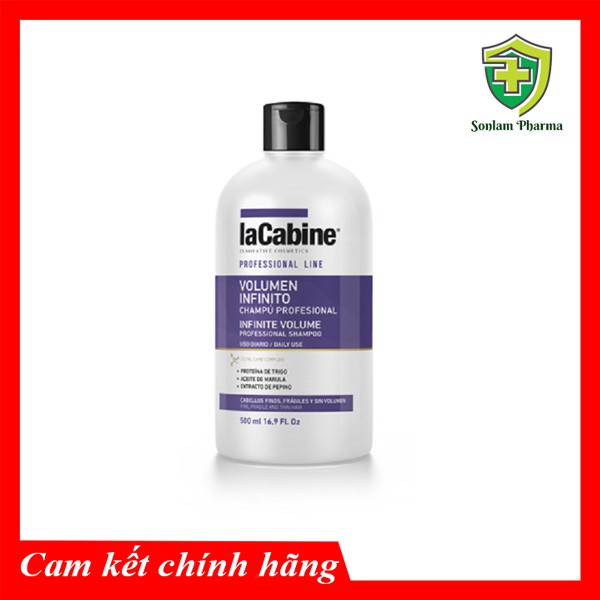 Dầu Gội Chống Rụng Tóc Lacabine Cao Cấp Nhập Khẩu Tây Ban Nha Chai 500ml