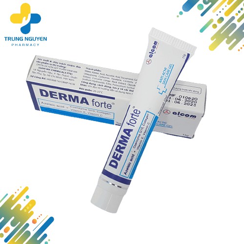 Gel mờ thâm, giảm mụn Derma Forte (Tuýp 15g)