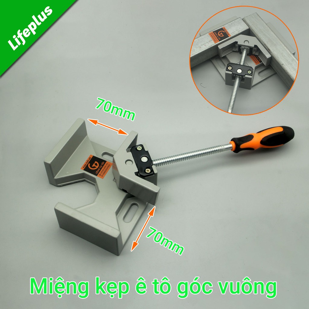 Eto kẹp bàn, kẹp gỗ góc vuông 1 tay cầm