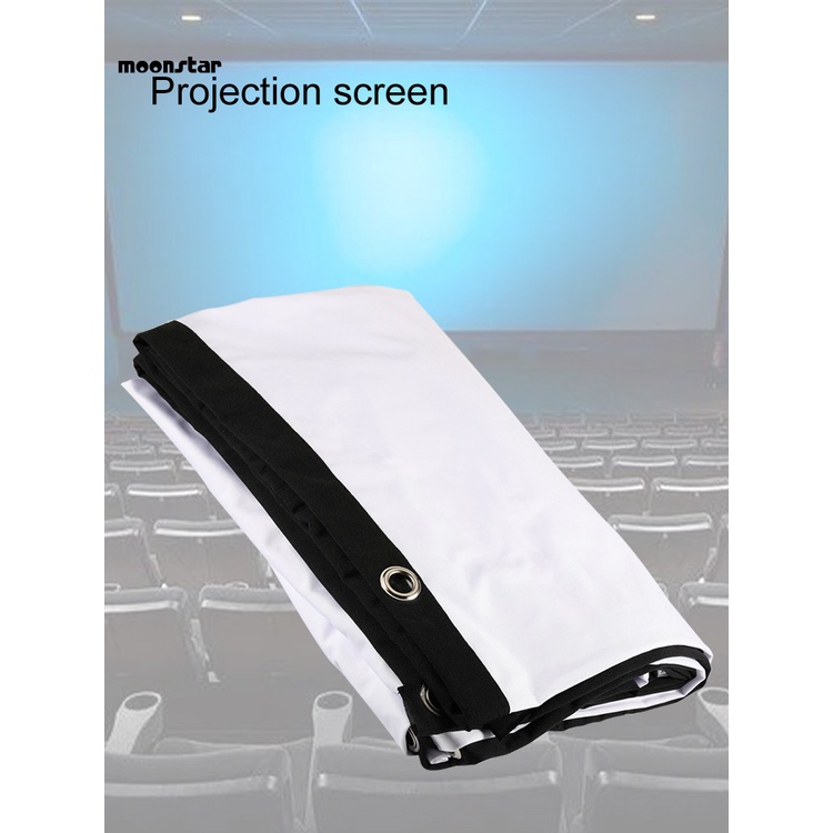 MS   150 Inch Projector Screen 150 Inch Polyester Simple Movie Screen Anti-crease for Indoor | BigBuy360 - bigbuy360.vn