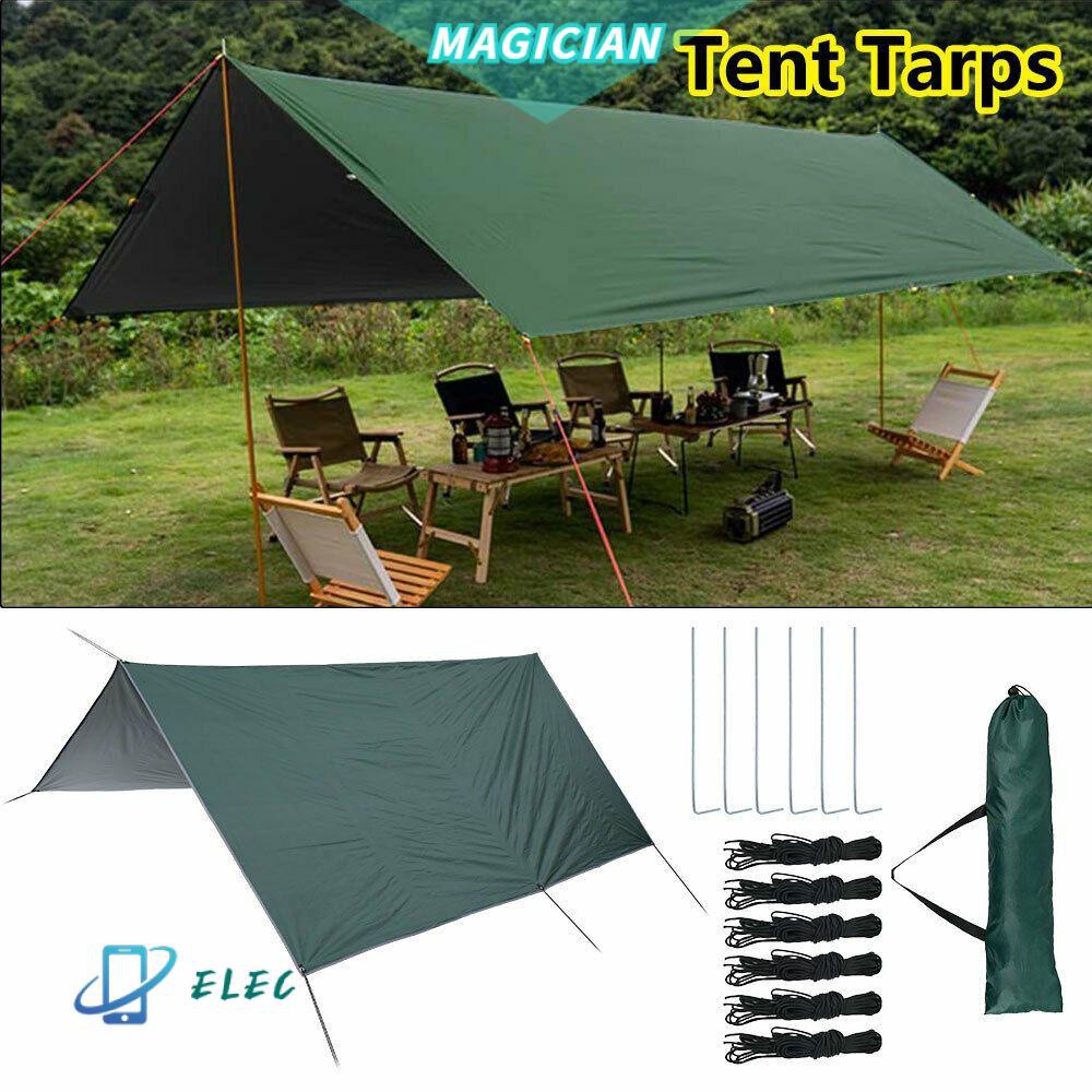 Tấm Bạt Che Nắng Chống Thấm Nước 3x3m Tiện Dụng Mang Theo Du Lịch Cắm Trại