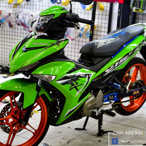 Tem Trùm Exciter 150 🍀 FREE SHIP 🍀 Xanh Lá Chất Lượng