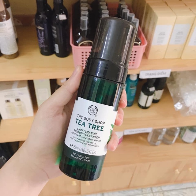 Sữa rửa mặt the body shop tràm trà 60ml