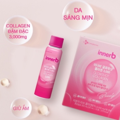 Nước uống Collagen Innerb Glowshot Collagen 3000mg | Thế Giới Skin Care