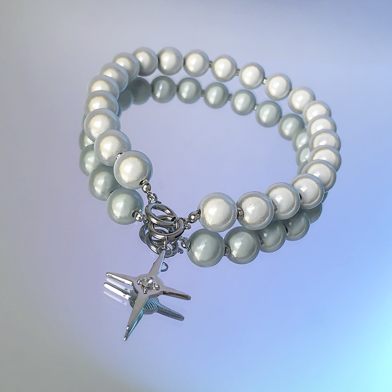 Vòng cổ sợi xích mặt thánh giá phong cách hiphop đường phố