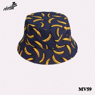 Nón bucket 2 mặt hình banana