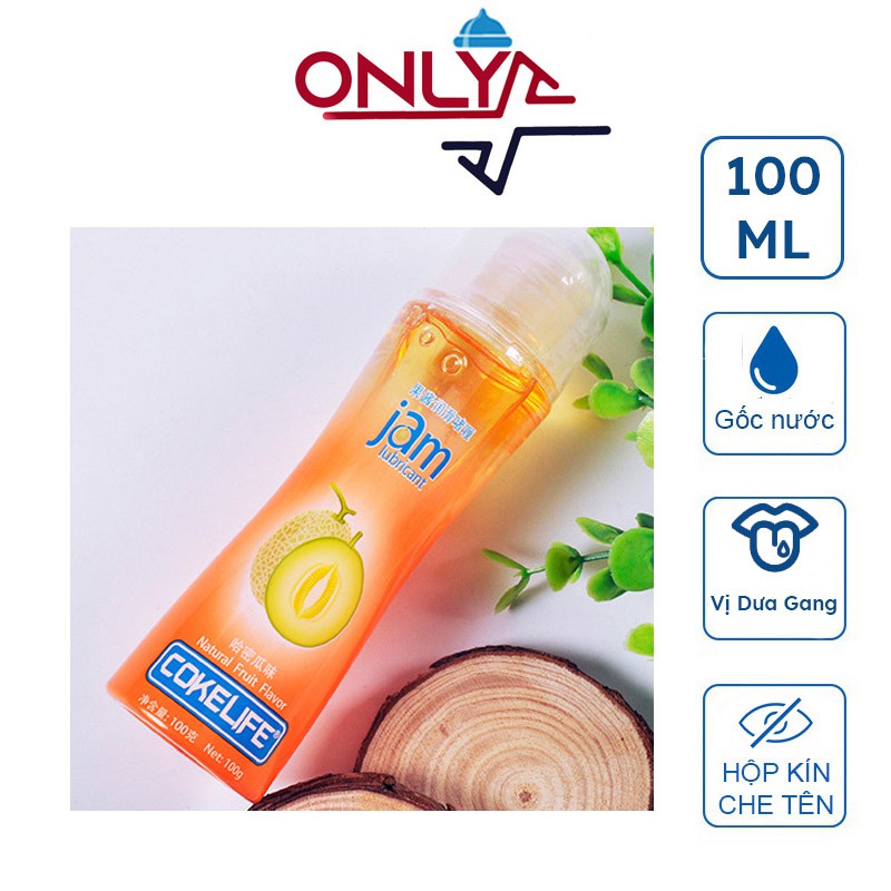 Gel bôi trơn cokelife vị dưa gang 100ml gel massage đậm đặc lâu khô gốc - ảnh sản phẩm 1