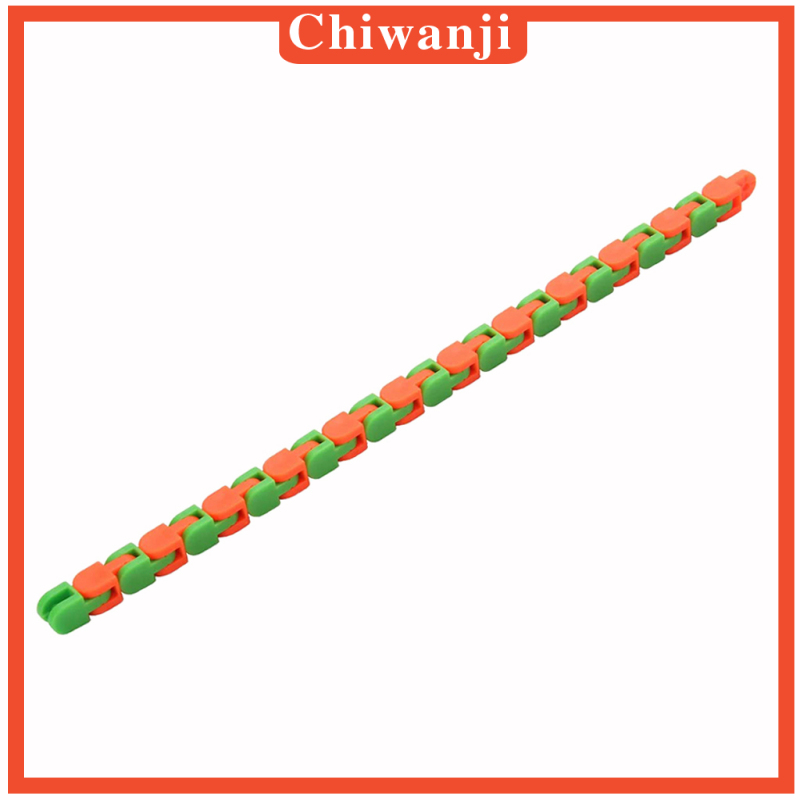 [Chiwanji] Đồ Chơi Con Quay Hình Rắn Cảm Giác Dạng Chuỗi Snap and Click