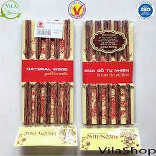 Bộ 10 đôi đũa gỗ dừa đá , đũa Khang Lộc Vượng, muôi - vá sạn gỗ Trường Sơn, đũa xào nấu gỗ dừa - gỗ tự nhiên