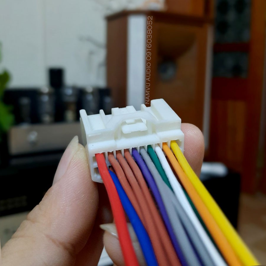 Dây cáp 20PIN - Jack kết nối Loa và Nguồn cho CD ô tô Mitsubishi